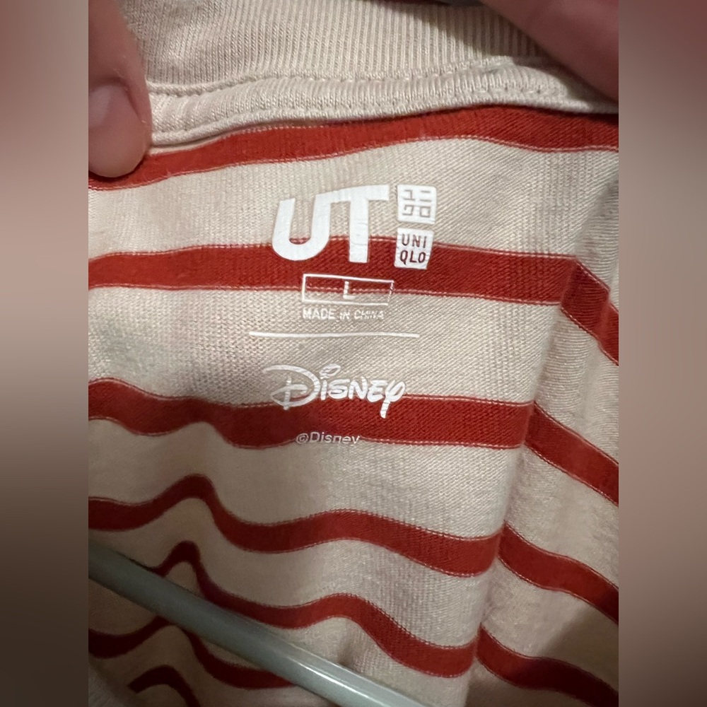 Uniqlo x Disney Minnie Mouse Nautical Striped Cotton T-Shirt Women’s L - Picture 4 of 7